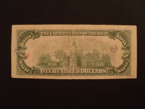 100 $ 1934 год
