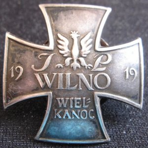 Польша  знак WILNO 1919.Помогите.