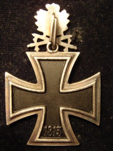 Рыцарский Крест ЖК с мечами и дубовыми листьями 1939 год