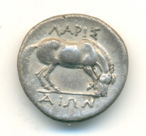Греция, Лариса, драхма IV века до н.э., КРАСИВАЯ.