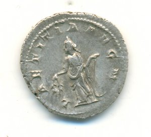 Денарий Гордиана III. Uncirculated.