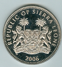 Сьерра Лионе. Набор монет "Животный мир" 2006 г.