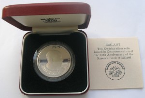 МАЛАВИ серебро пруф 1975 г