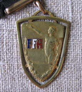 Франция,серебряные спортивные жетоны,1920-30-е гг.