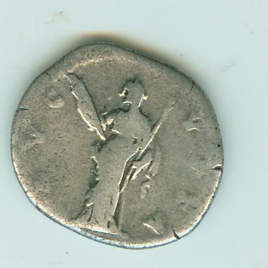 Монета Рим  Фаустины Старшей 138—141 г. н. э