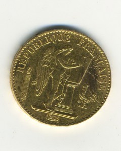 20 франков 1878 г.