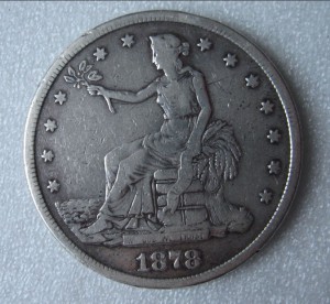 Trade Dollar USA 1878 год