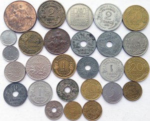 Франция - подборка монет