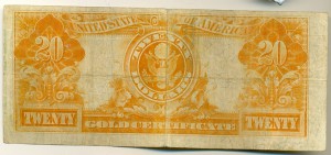 20 долларов 1922г.