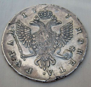 Рубль, 2шт (1732 и 1743)