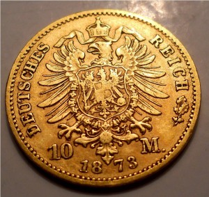 10 марок Пруссия и 20 крон Дания