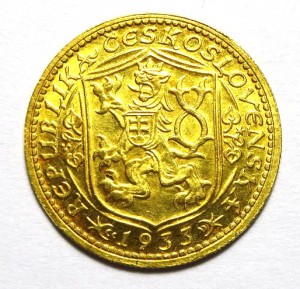Золото Чехия 1933 год