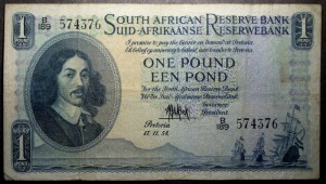 ЮАР 1 фунт. 1954г.
