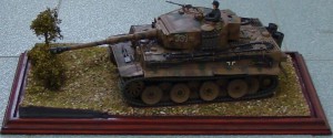 Металлическая модель танка Тигр