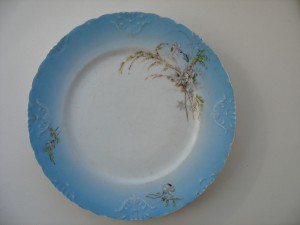 Тарелка с цветами