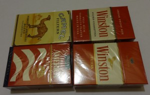 4 Коллекционные пачки сигарет Made in USA