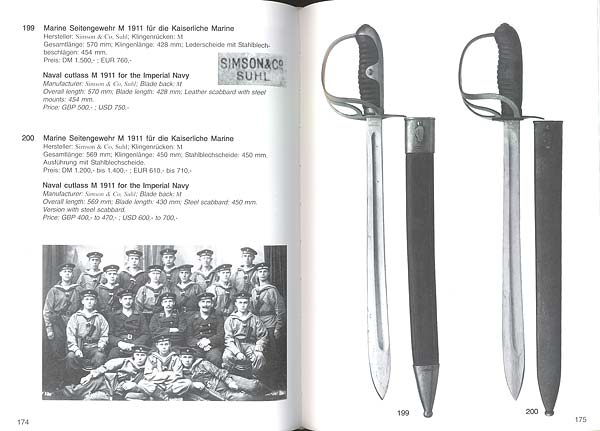 Немецкое холодное оружие 1740-1945гг.