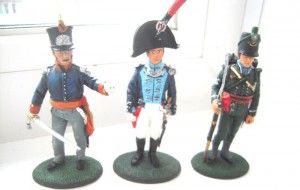 Французские оловянные солдатики-пехота.