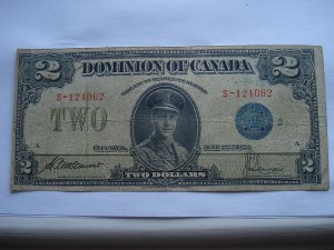 2 доллара 1923г.Канада