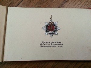 Царская книга/альбом - нагрудные знаки и жетоны - гвардии...