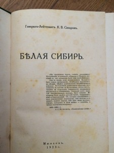 Белая Сибирь - внутренняя война 1918 - 1920 гг...