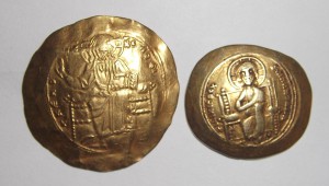 Византия  Алексиус I и Константин Х. Золото.