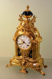 каминные часы бронза фарфор Севр