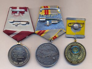 Три медали НОВЫЕ.. Киргизия...ИНТЕРЕСНАЯ ПОДБОРКА