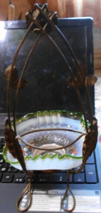 интерьерная бронза антикварное стекло рисунок модерн РИ 19 в