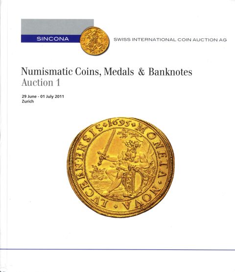 Sincona Numismatic Coins, Medals & Banknotes Auction 1