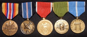 5 военных медалей США  /в родном сборе и сохранности/