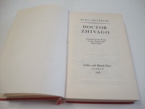 1958г. Pasternak.  Doctor Zhivago. London.