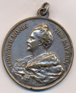 Медаль " Людвиг 2 - Бавария ."