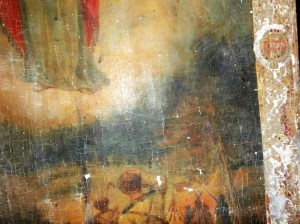 Икона Августовской Божий Матери, Размер 87 на 64