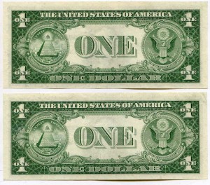 $1 (1935) 2 шт.; $1 (1957) – 3 шт.; $2 (1928; 1953; 1963; 19