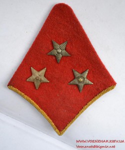 Петлица парадная на генерал-лейтенанта, 1940 год