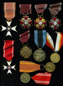 Комплект крестов и медалей социалистической Польши