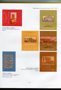 Харьковская кондитерская этикетка 1950-1990 гг