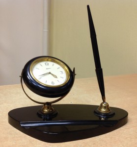 Часы Агат -письменный прибор 1965 год