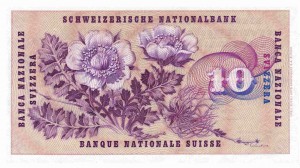 10 франков Швейцария 1965 г.