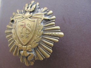 Знак 78 полк пехоты Польша.