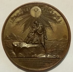 медаль"В Память 700-летия введения Христианства в Финляндии"