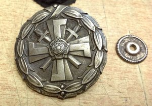 4 финских знака серебро с одной груди