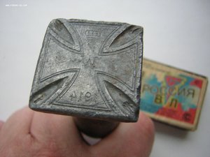 Сургучная печать с Железным крестом ____Германия,1 Мир.война