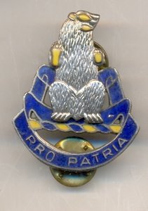 Знак 31 пехотного полка участник интервенции в России