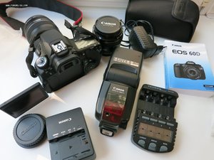 Фотоаппарат CANON EOS 60 D +2 обьектива+++++++++