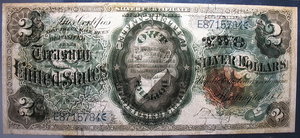 США 2$ 1891 год