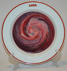 Тарелка "Lifa", в стиле Resit Art.