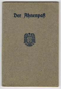 Ahnenpass паспорта предков (Мюнхен) + (Берлин)
