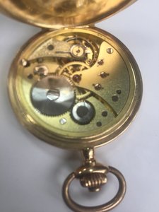 Часы карманные 3х крышечные золото (56 проба)